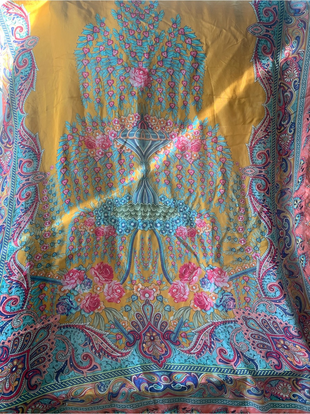 Multi color Pashmina Shawl 90x40